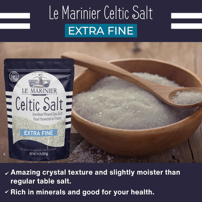 Le Marinier Celtic Salt Extra Fine - 1.1lb / 500g