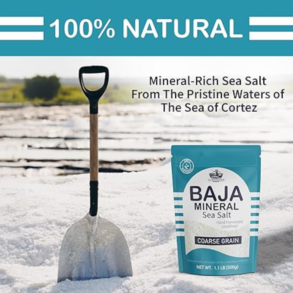 Le Marinier Baja Mineral Sea Salt Coarse Grain, 1.1lb - 18oz