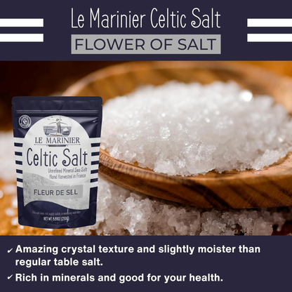 Le Marinier Fleur de Sel 0.6lb - 8.81oz.