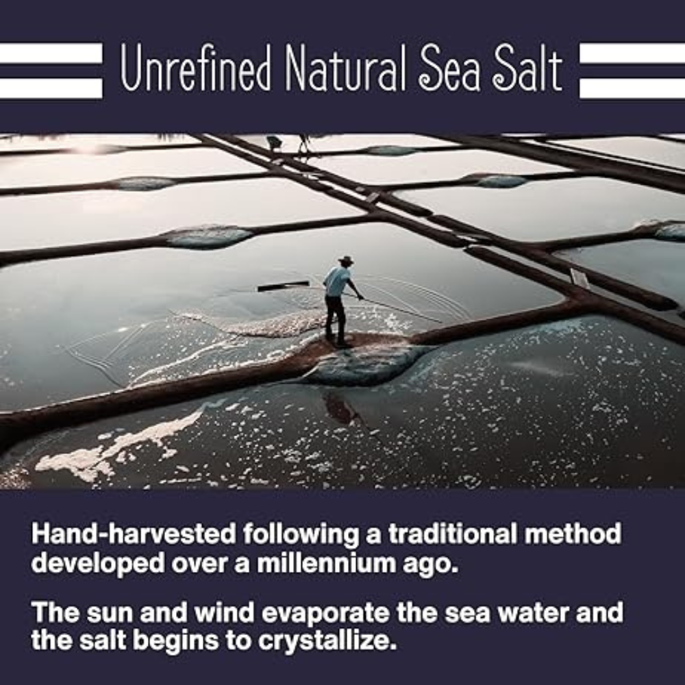 Le Marinier French Sea Salt Dry Grey Coarse, 0.6lb – 8.81oz (250g).
