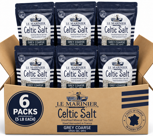 6 PACK Le Marinier Celtic Salt Grey Coarse - 5lb / 2.27kg