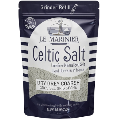 Le Marinier French Sea Salt Dry Grey Coarse, 0.6lb – 8.81oz (250g).