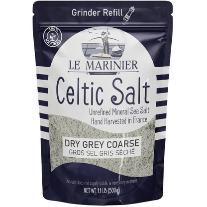 Le Marinier French Sea Salt Dry Grey Coarse, 1.1lb – (500g)