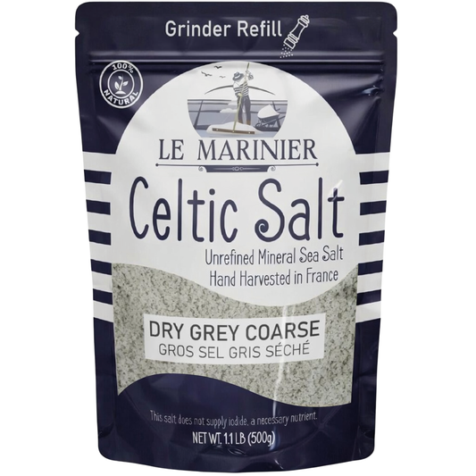 Le Marinier French Sea Salt Dry Grey Coarse, 1.1lb – (500g)