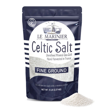 Le Marinier Celtic Salt Fine Ground - 5lb / 2.27kg